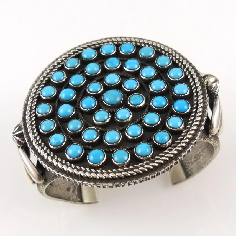 women's gold bracelets -Kingman Turquoise Cuff