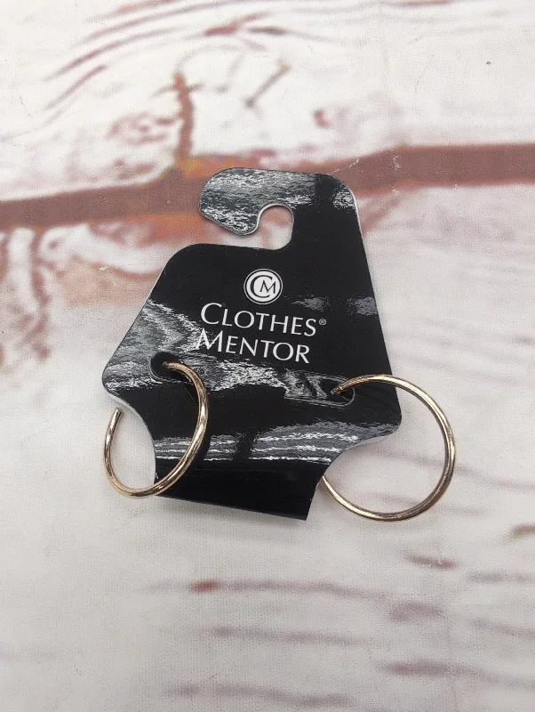 women's glamorous earrings -Earrings Hoop By Clothes Mentor