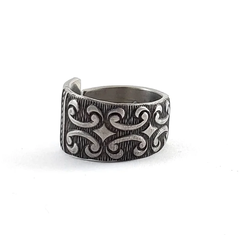 women's cocktail rings -Casa Vista Stainless Steel Spoon Ring