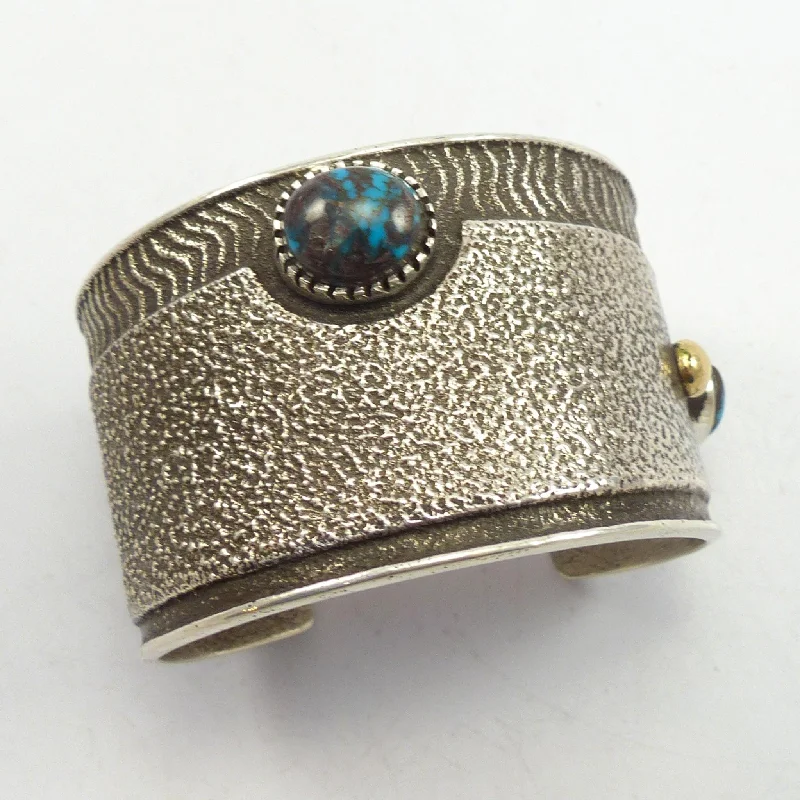 women's luxury charm bracelets -Bisbee Turquoise Cuff