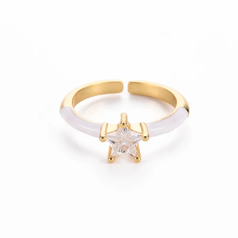 women's moon and star rings -Twilight Starshine Ring