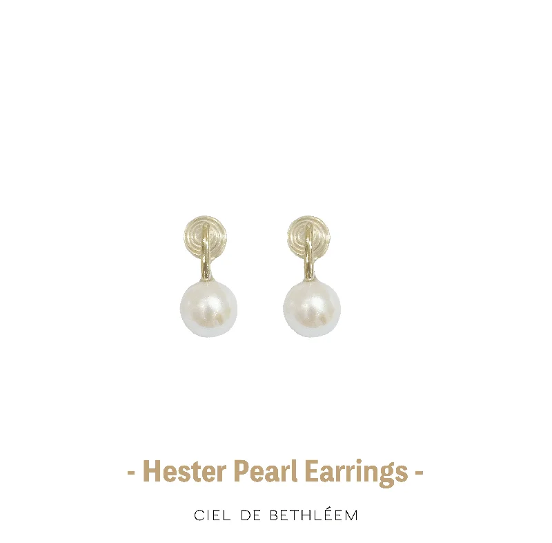 women's long dangling earrings -Hester Pearl Earrings