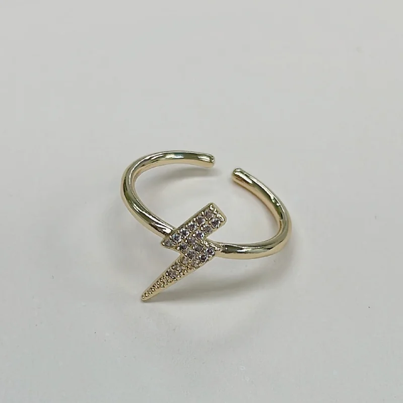 women's diamond rings -Lightning Bolt Ring P8