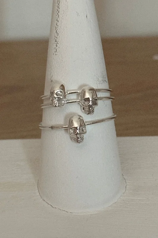 women's gold rings -Skull Ring