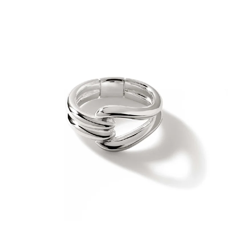 women's chunky rings -John Hardy Surf Link Ring