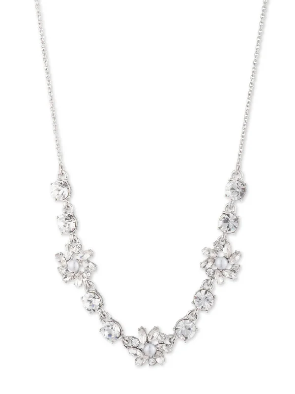 women's classic pearl necklaces -Crystal Sweet Stone Necklace