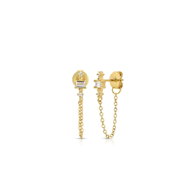 women's diamond earrings -Lizzy Earrings