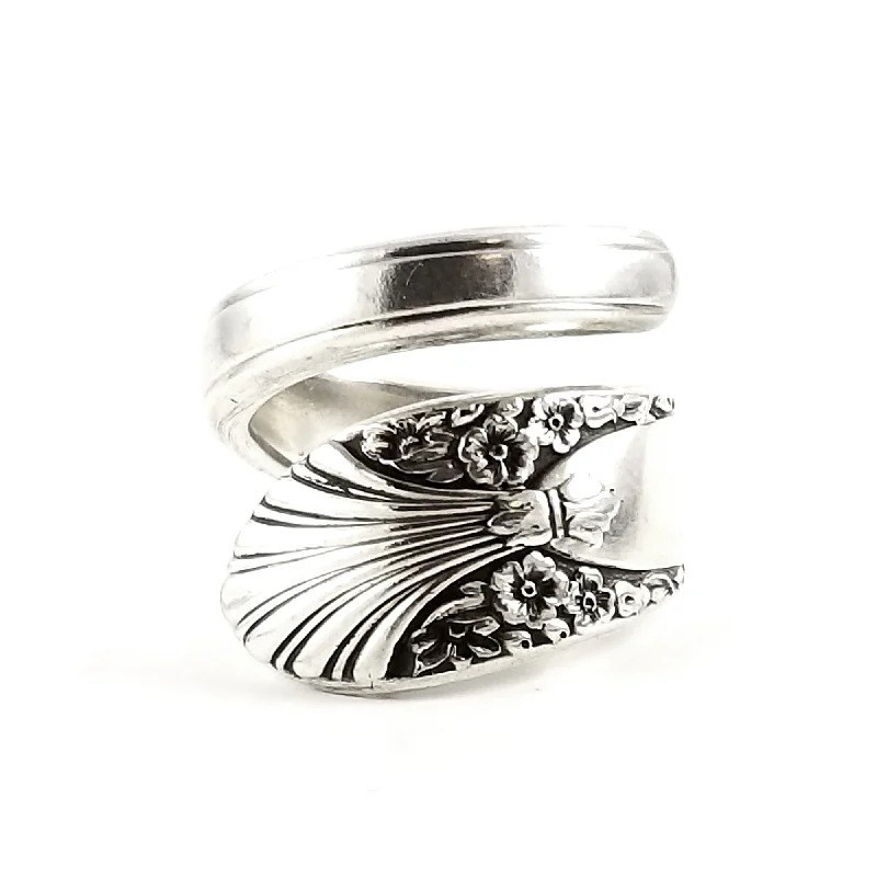 women's heart-shaped rings -International Radiance Wrap Around Spoon Ring