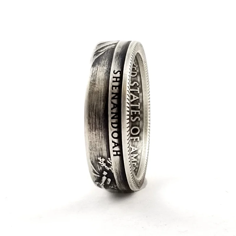 women's creative design rings -90% Silver Shenandoah National Park Quarter Ring