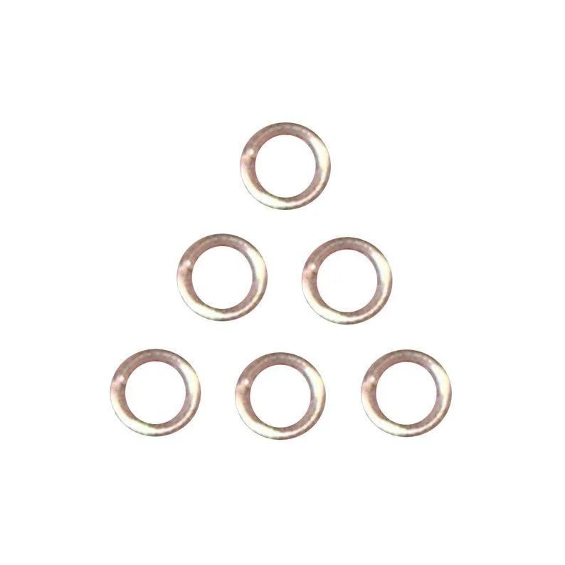 women's personalized rings -300 Pcs Silver Plated Jump Rings 5mm x  0.7mm Gauge Jewellery Finding