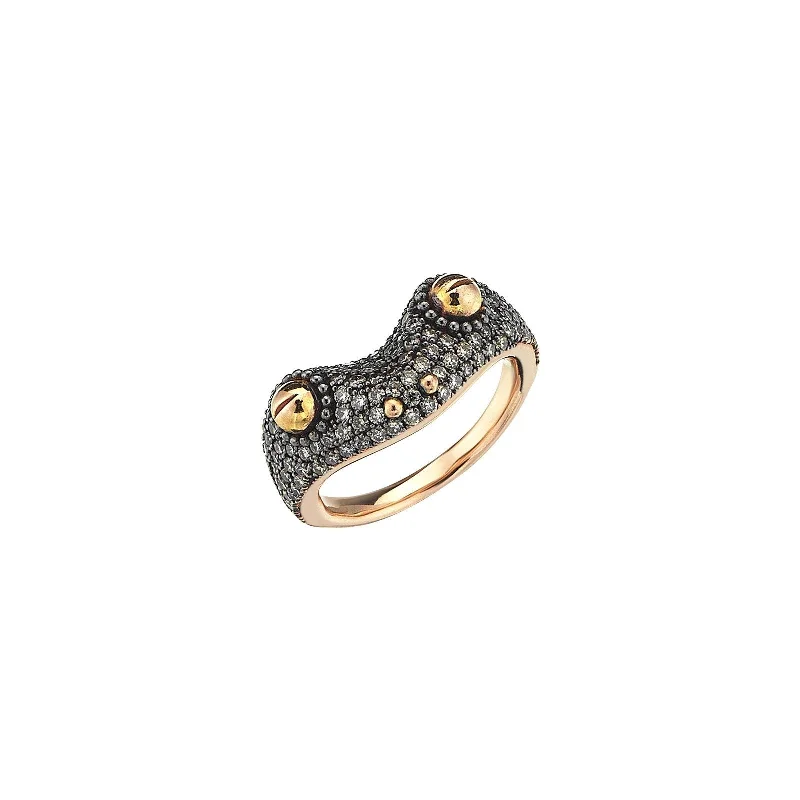 women's creative design rings -Salamander Ring