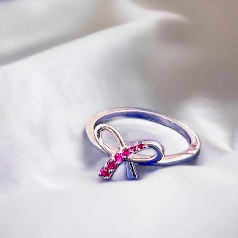 women's heart-shaped rings -BOW SHAPE RING