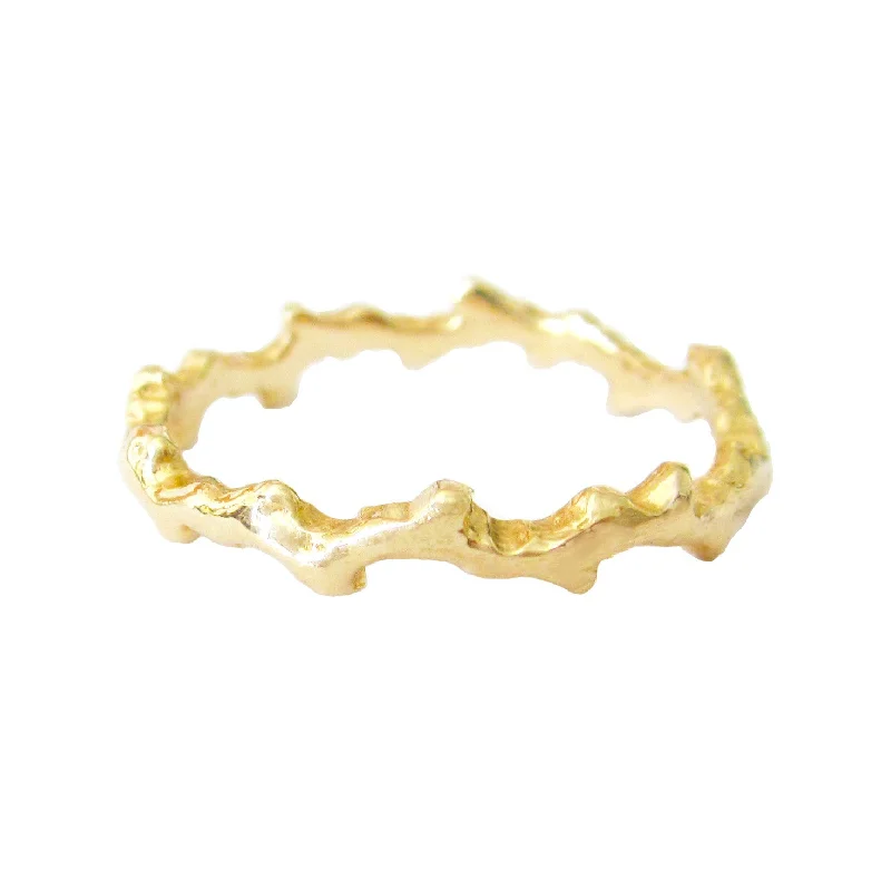 women's long gold necklaces -Fire Coral Ring