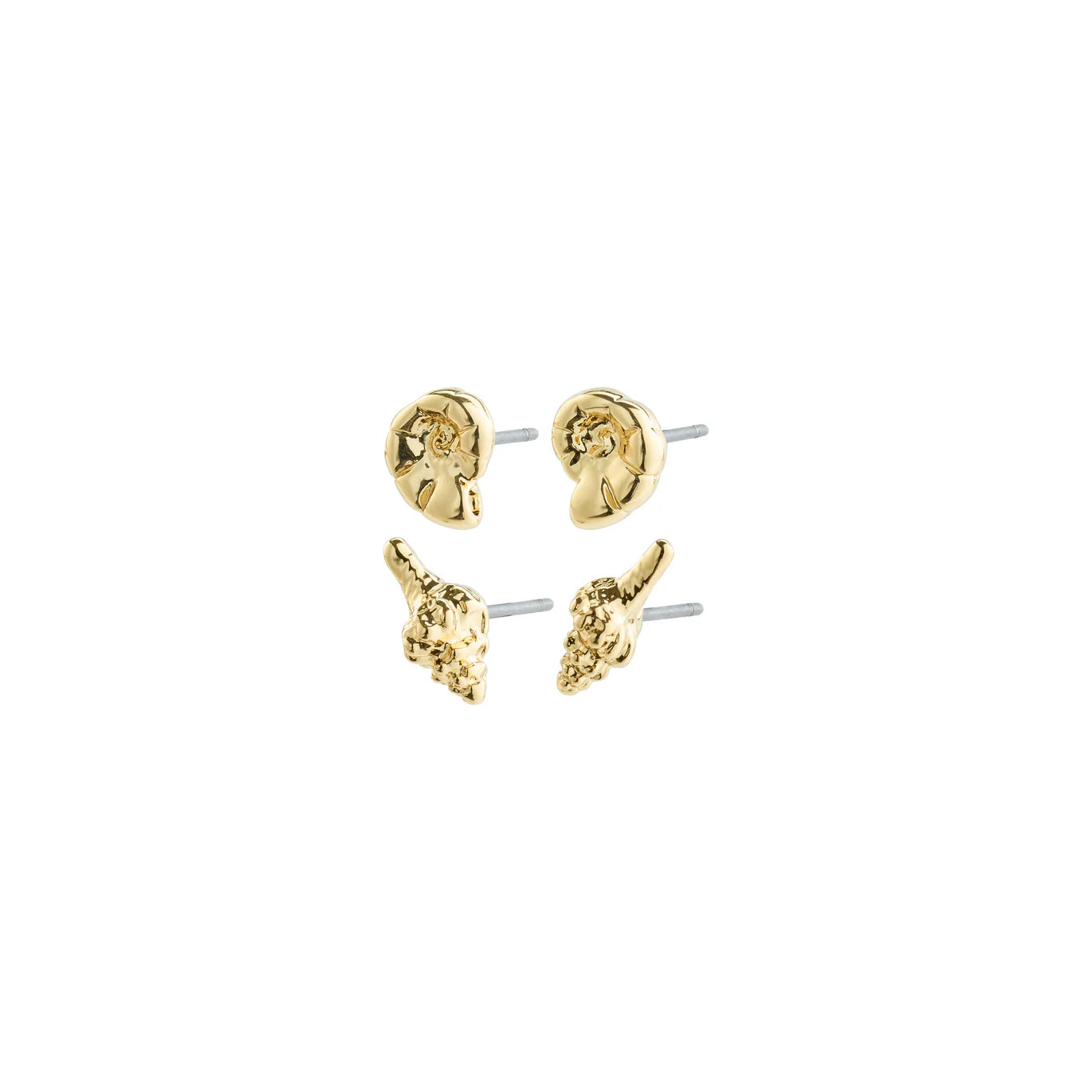 women's vintage earrings -Force Gold Plated Earring Set