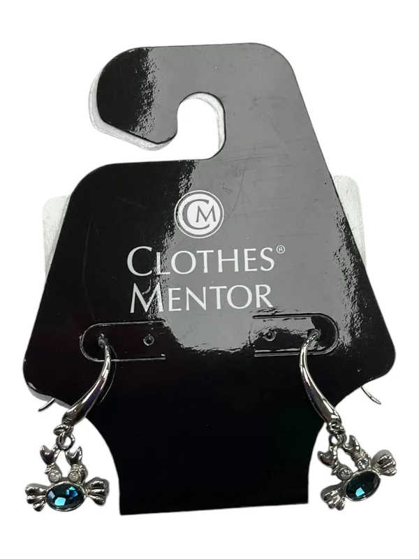 women's crystal hoop earrings -Earrings Dangle/drop By Clothes Mentor